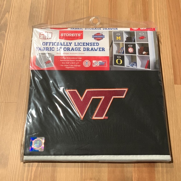 NWT Virginia Tech Storage Bin - Picture 1 of 5
